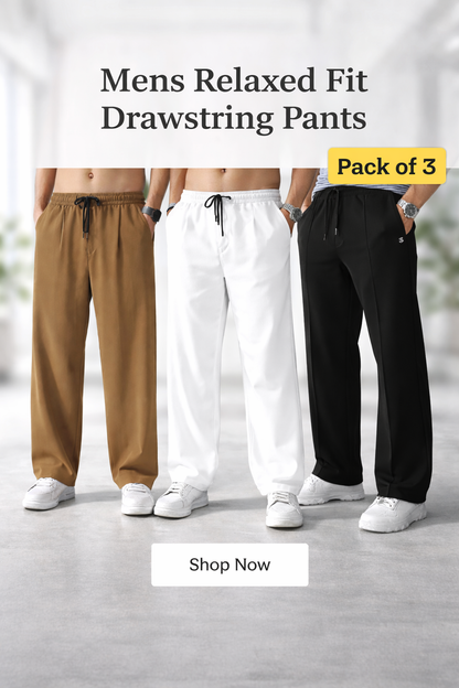 Pack of 3 Premium Comfort Trousers